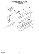 Part Location Diagram of 2302716 Whirlpool LENS-LIGHT
