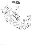 BASE PARTS Diagram and Parts List for KFRS271TSS00  KitchenAid Grill