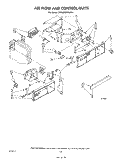 AIRFLOW AND CONTROL Diagram and Parts List for ED26MMXRWR3  Whirlpool Refrigerator