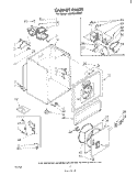 CABINET Diagram and Parts List for LG5701XMW1  Whirlpool Dryer