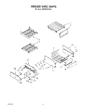 FREEZER SHELF Diagram and Parts List for KSSS36DWX00  KitchenAid Refrigerator