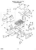 UPPER UNIT Diagram and Parts List for KSSS36QDX00  KitchenAid Refrigerator