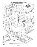 AIRFLOW AND CONTROL , LIT/OPTIONAL Diagram and Parts List for AC1904XM0  Whirlpool Air Conditioner