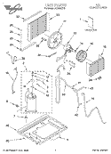 UNIT, LITERATURE Diagram and Parts List for ACQ082XK0  Whirlpool Air Conditioner