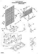 UNIT Diagram and Parts List for 4ET14GKXBN01  Whirlpool Refrigerator