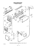 ICE MAKER , LIT/OPTIONAL Diagram and Parts List for ET18PMXSW00  Whirlpool Refrigerator