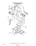VENTILATION Diagram and Parts List for MH6701XW0  Whirlpool Microwave