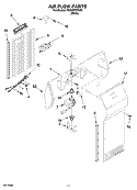 AIR FLOW PARTS Diagram and Parts List for TS22CFXTQ00  Estate Refrigerator