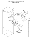 REFRIGERATOR LINER Diagram and Parts List for KSSS48QDX03  KitchenAid Refrigerator