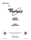 SECTION Diagram and Parts List for EH220FXVN00  Whirlpool Freezer