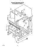 Part Location Diagram of 9741208 Whirlpool Tank (Serviced Complete with Frame)