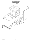 CHASSIS PARTS Diagram and Parts List for KDRS407VSS04  KitchenAid Range