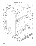 SECTION Diagram and Parts List for KTRF18KVWH00  KitchenAid Refrigerator