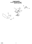 PUMP PARTS Diagram and Parts List for KUIV18NNMS2  KitchenAid Ice Maker
