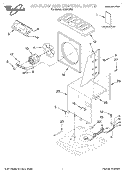 SECTION Diagram and Parts List for AD60LBK0  Whirlpool Dehumidifier