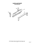 BACKGUARD Diagram and Parts List for FGP310VW4  Roper Range