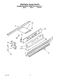 CONTROL PANEL, OPTIONAL Diagram and Parts List for KEDS207YAL1  KitchenAid Range