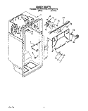 LINER Diagram and Parts List for KTRC20KXWH20  Whirlpool Refrigerator