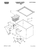 SECTION Diagram and Parts List for RH0588RBW00  Roper Freezer