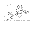 WIRING HARNESS Diagram and Parts List for KEBI100SBL1  KitchenAid Wall Oven
