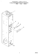 FREEZER LINER Diagram and Parts List for KSSS42QHB00  KitchenAid Refrigerator