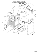 CONTAINER Diagram and Parts List for KCCC151EWH0  KitchenAid Trash Compactor