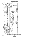 GEARCASE Diagram and Parts List for LA5705XTG0  Whirlpool Washer