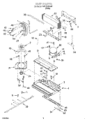 UNIT Diagram and Parts List for 1VET27DKGW1  Whirlpool Refrigerator