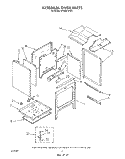 Part Location Diagram of 4315784 Whirlpool Retainer, Rear Insulation