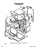 UPPER OVEN Diagram and Parts List for KEBS246WBL2  KitchenAid Wall Oven
