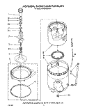 AGITATOR, BASKET AND TUB Diagram and Parts List for KAWE860WAL1  KitchenAid Washer