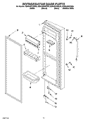 Part Location Diagram of WPW10169669 Whirlpool Cantilever Bin - White/Clear
