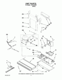 UNIT PARTS Diagram and Parts List for ITB19440Q01  Inglis Refrigerator