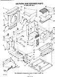 AIR FLOW AND CONTROL, LIT/OPTIONAL Diagram and Parts List for AHF18041  Whirlpool Air Conditioner