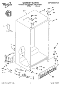 Part Location Diagram of W10283944 Whirlpool GRILLE