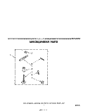 MISCELLANEOUS Diagram and Parts List for LA5590XPW1  Whirlpool Washer