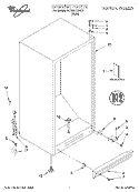 CABINET, LIT/OPTIONAL Diagram and Parts List for EV200NXGW03  Whirlpool Freezer