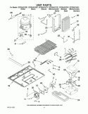 UNIT PARTS Diagram and Parts List for GC3SHAXVS01  Whirlpool Refrigerator