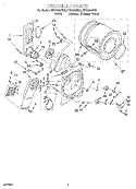 SECTION Diagram and Parts List for REX4635EQ2  Roper Dryer