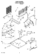 Part Location Diagram of W10128438 Whirlpool TUBE