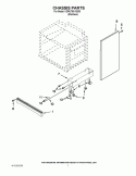 CHASSIS PARTS Diagram and Parts List for KDRU763VSS00  KitchenAid Range
