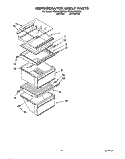 REFRIGERATOR SHELF Diagram and Parts List for TS25AWXBW00  Estate Refrigerator