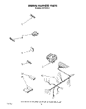 WIRING HARNESS Diagram and Parts List for DU9700XR2  Whirlpool Dishwasher