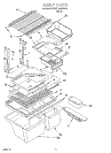 SHELF, LIT/OPTIONAL Diagram and Parts List for 3VET19GMFW01  Whirlpool Refrigerator