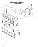 Part Location Diagram of 3181988 Whirlpool Door, Vent (White Model)
