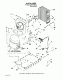 UNIT PARTS Diagram and Parts List for KUIC15NRXS0  KitchenAid Ice Maker