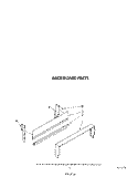 BACKGUARD Diagram and Parts List for SF3007SRW4  Whirlpool Range