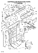 Part Location Diagram of 3956870 Whirlpool HARNS-WIRE