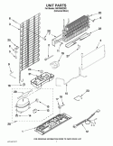 UNIT PARTS Diagram and Parts List for NWT0002D02  Whirlpool Refrigerator
