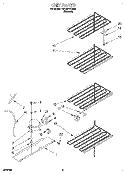 UNIT Diagram and Parts List for EV120FXDN00  Whirlpool Freezer